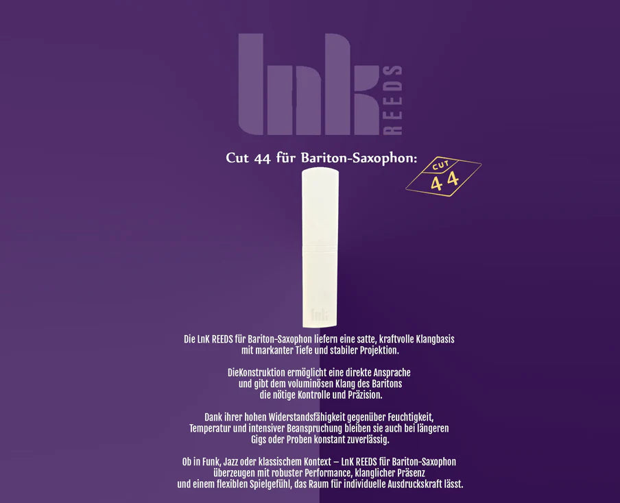 LnK Bariton saxofoon Riet Cut44