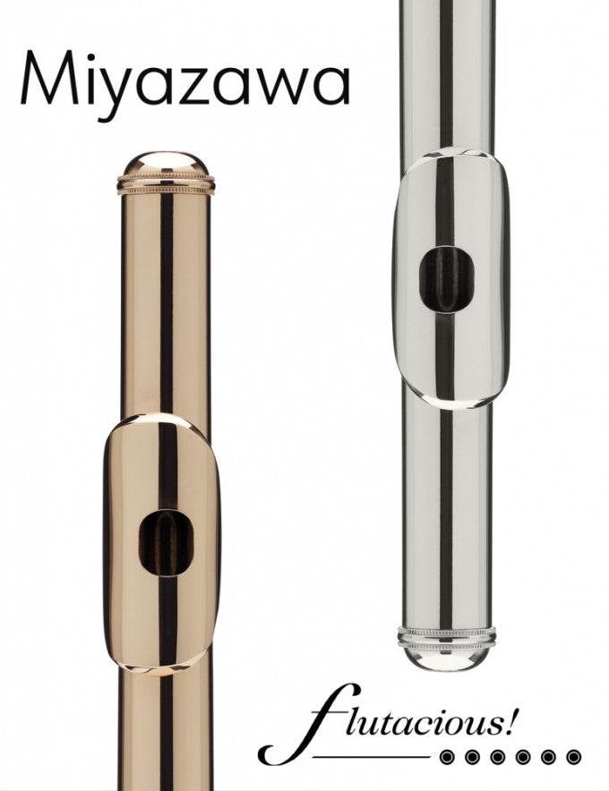 Dwarsfluitkop Miyazawa MZ-7 solid silver - Demo